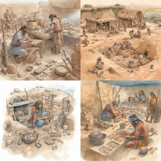 Archaeological Illustration 考古插图
