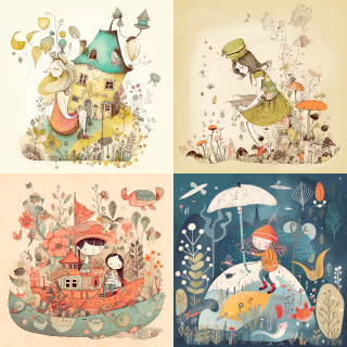 Whimsical Illustration 异想天开的插图