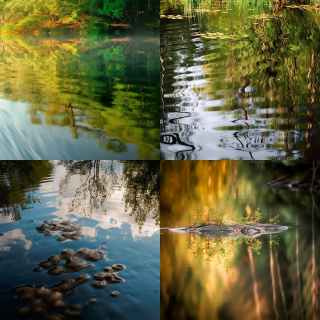 Water Reflection 水面倒影