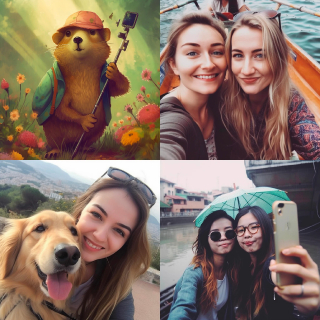 Selfie 史诗般的广角镜头自拍