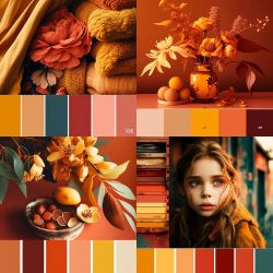 Warm Color Palette 暖色