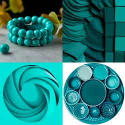 Teal 蓝绿色