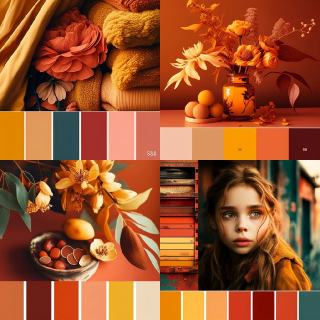 Warm Color Palette 暖色
