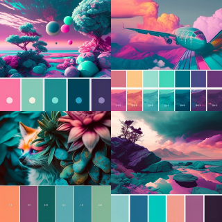 Cool Color Palette 冷色