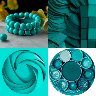 Teal 蓝绿色