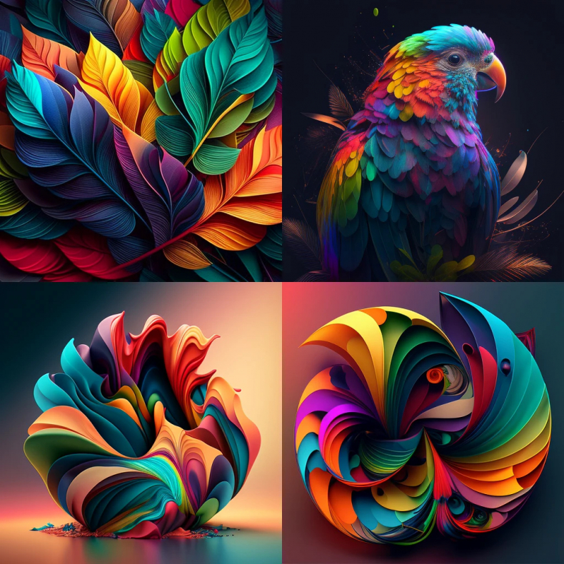 Multicolored 五光十色