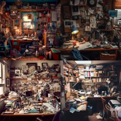 Cluttered 混乱的